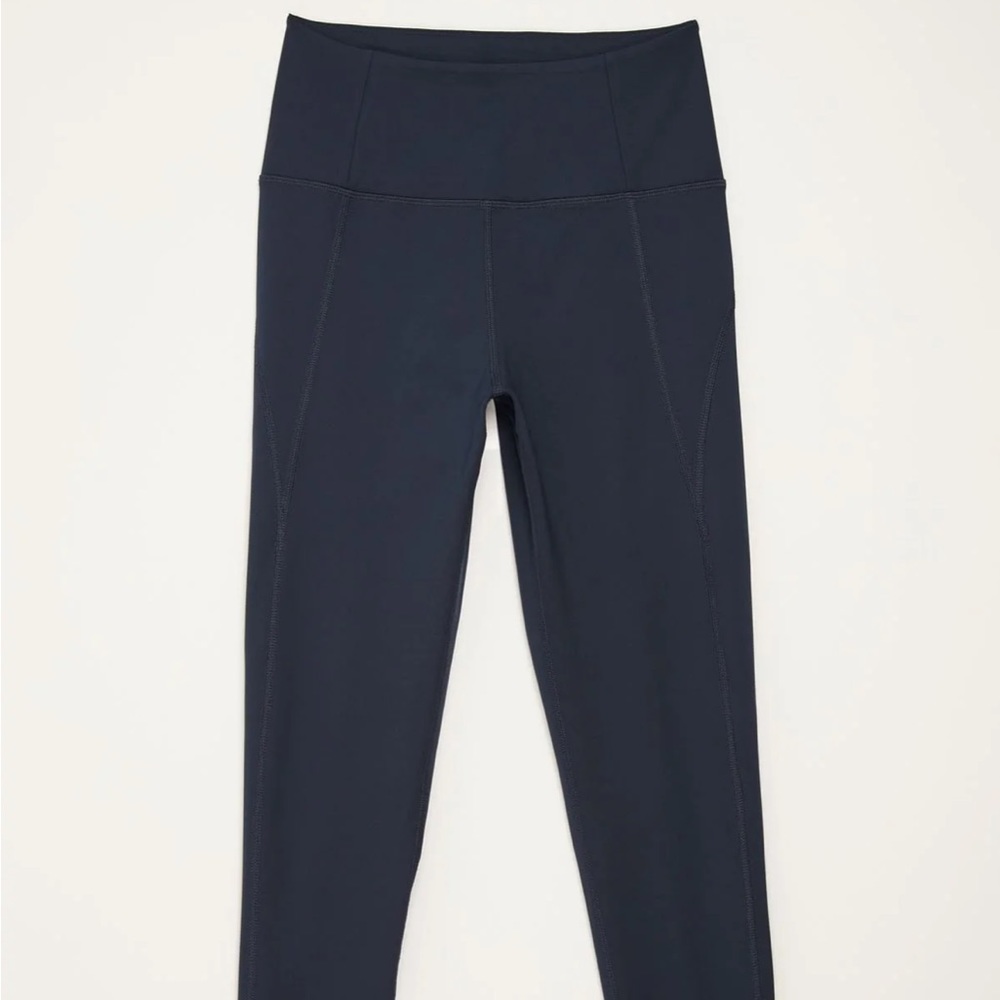 Girlfriend Collective High rise compressive leggings in Navy - Picture 2 of 3